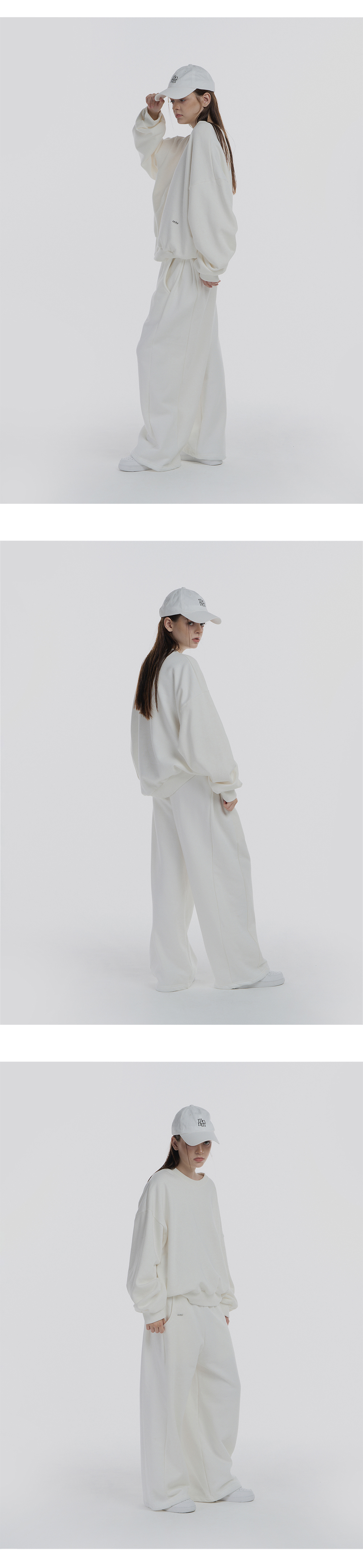 long sleeved tee white color image-S1L8